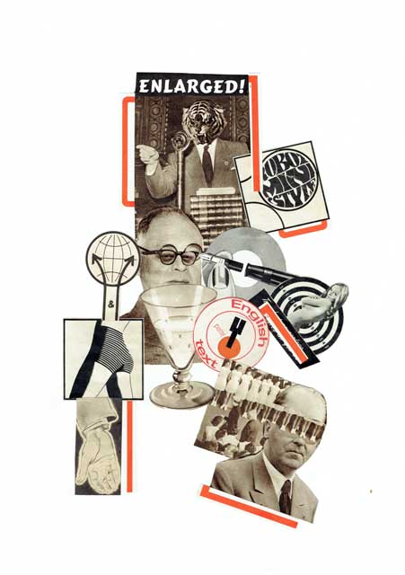 Enlarged, collage (2015)