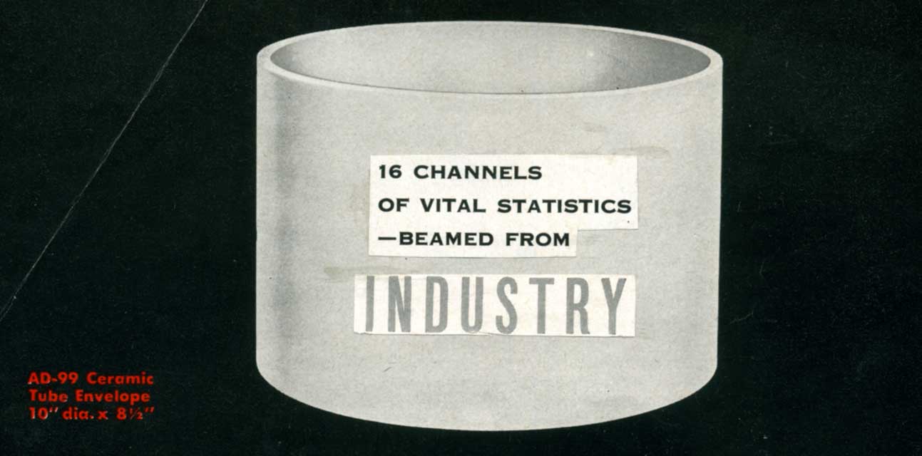 16 Channels of Vital Statistics Beamed from Industry, collage